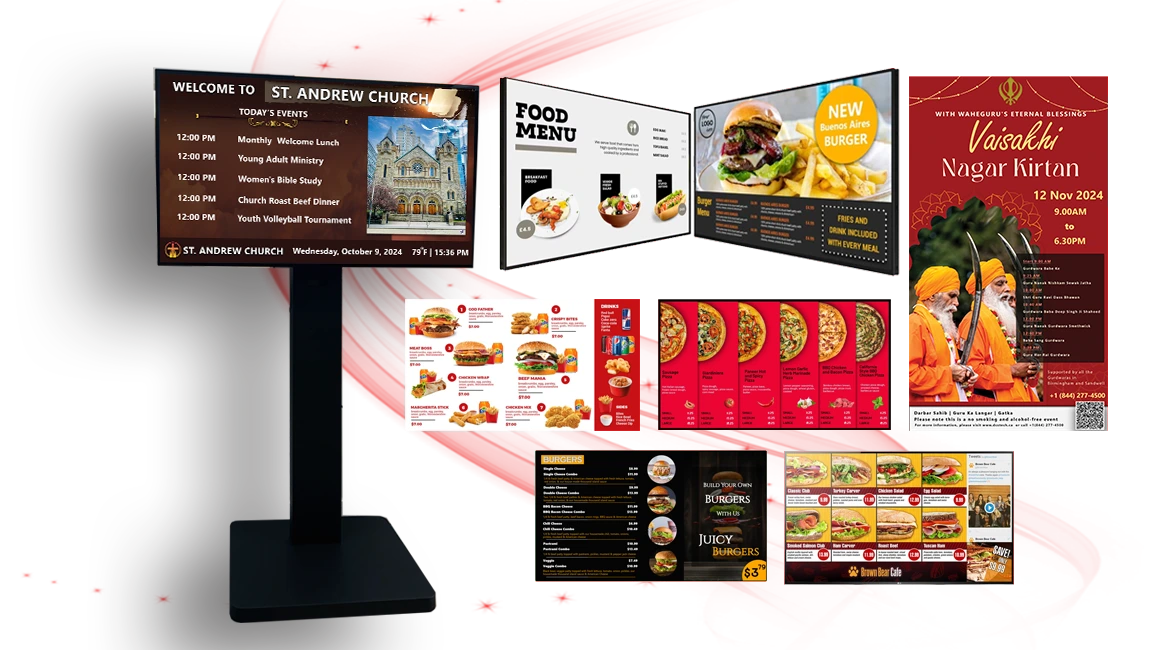 POS Digital Display Screen - Promote Products and Share Information with SmartPOS